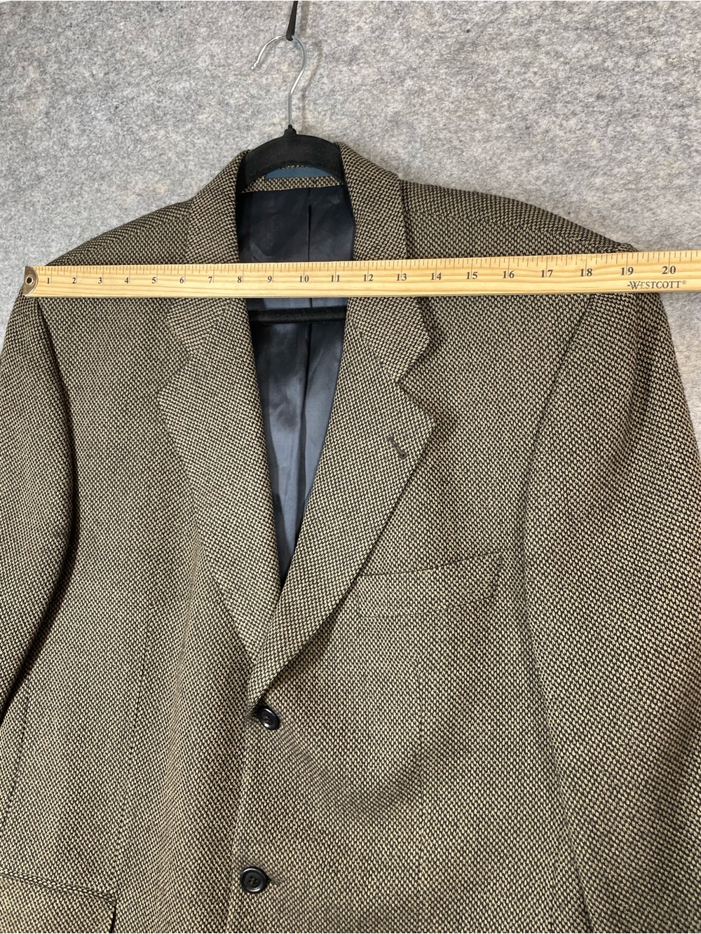 Strellson Wool Blazer Brown 52EU Tailored Luxury Career Sport Coat Business - Picture 6 of 16